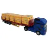 Blue truck toy, children's educational simulation engineering vehicle model, boys' early education toy Item Picture